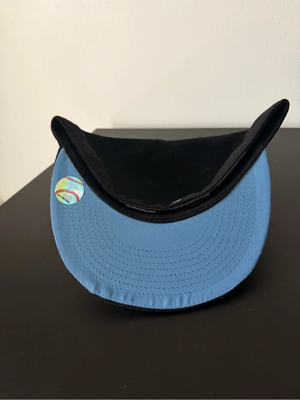 New Era Black and Red Boston 'B' Fitted Cap